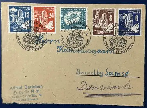 DDR  Briefvorderseite Sonderstempel