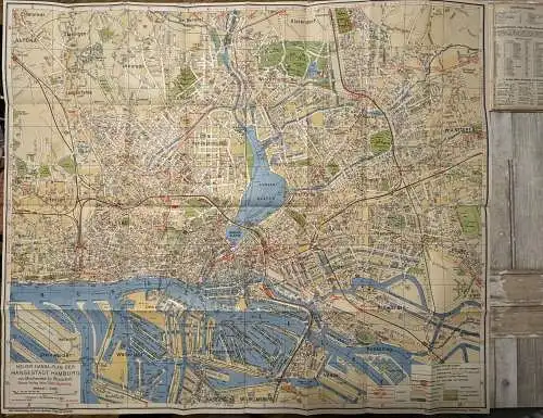 Hansa-Plan, Stadtplan Hamburg, 1938