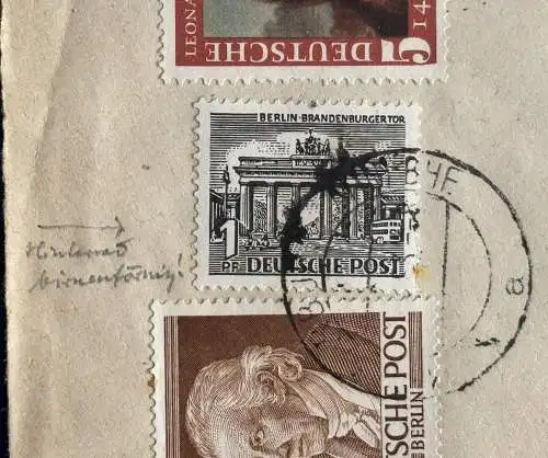 Bundesrep. Deutschland  Rundstempel (Datum und/oder Ort klar)