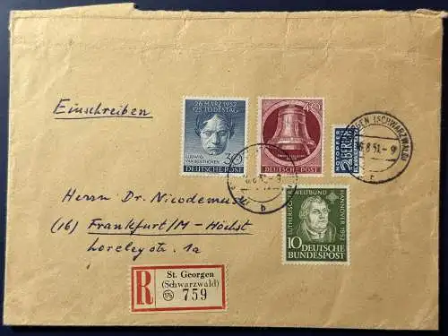 Bundesrep. Deutschland  Rundstempel (Datum und/oder Ort klar)