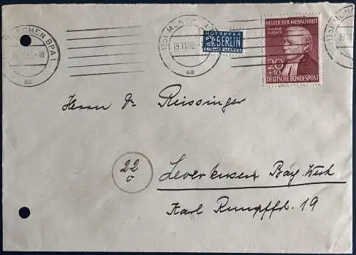 Bundesrep. Deutschland  Rundstempel (Datum und/oder Ort klar)