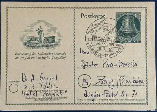 Berlin (West)  Ersttagssonderstempel