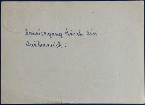 Saargebiet/Saarland  Rundstempel (Datum und/oder Ort klar)