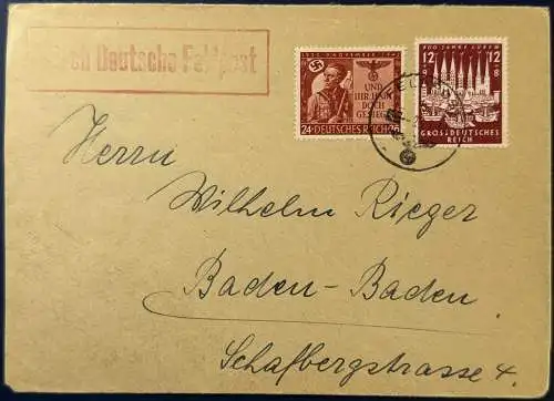Deutsches Reich  Rundstempel (Datum und/oder Ort klar)