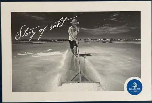 [Echtfotokarte schwarz/weiß] 5 AK aus Nin, Kroatien 
Hier handelt es sich um alte Motive (etwa Mitte der 50´er Jahre) auf neuen Ansichtskarten zum Thema Salzgewinnung in der Solana in Nin. Die Rückseite ist auf allen Karten gleich, habe diese nur...