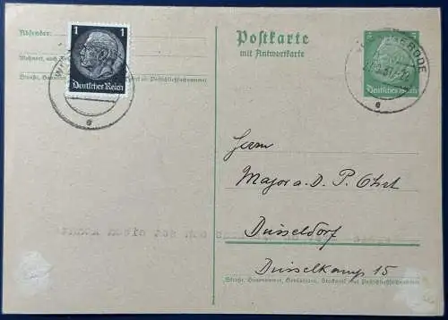 Deutsches Reich  Rundstempel (Datum und/oder Ort klar)
