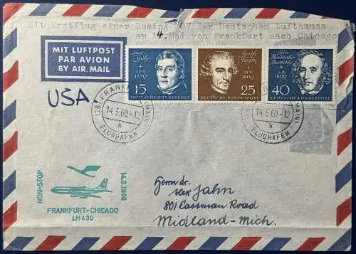 Bundesrep. Deutschland  Brief Rundstempel (Datum und/oder Ort klar)