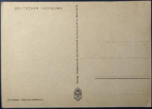 [Propagandapostkarte] Deutsches (III.) Reich, Deutscher Frühling, ungelaufen, sehr gute Erhaltung. 