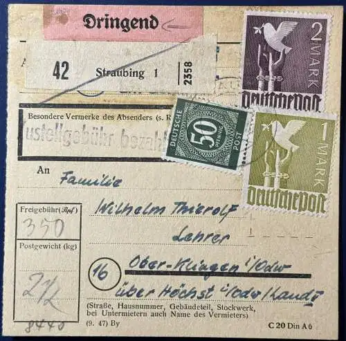 All. Bes. Gem.-Ausg.  Rundstempel (Datum und/oder Ort klar)