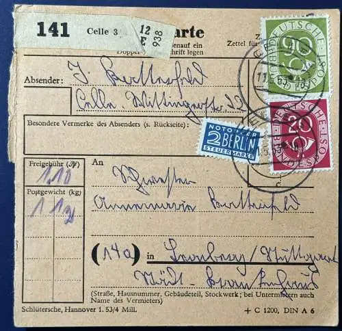 Bundesrep. Deutschland  Rundstempel (Datum und/oder Ort klar)