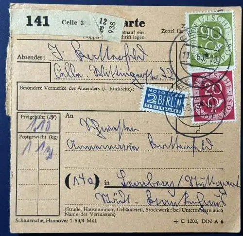 Bundesrep. Deutschland  Rundstempel (Datum und/oder Ort klar)