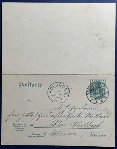 Deutsches Reich  Rundstempel (Datum und/oder Ort klar)