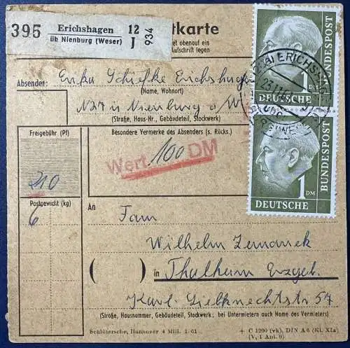 Bundesrep. Deutschland  Rundstempel (Datum und/oder Ort klar)