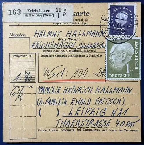 Bundesrep. Deutschland  Rundstempel (Datum und/oder Ort klar)