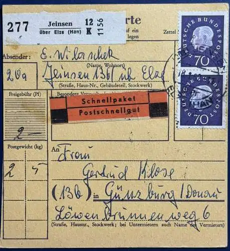 Bundesrep. Deutschland  Rundstempel (Datum und/oder Ort klar)