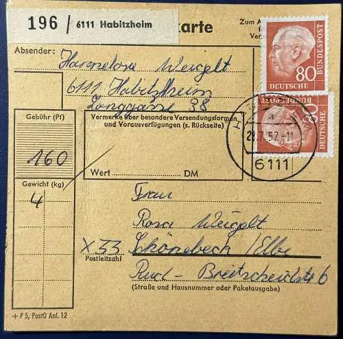 Bundesrep. Deutschland  Rundstempel (Datum und/oder Ort klar)