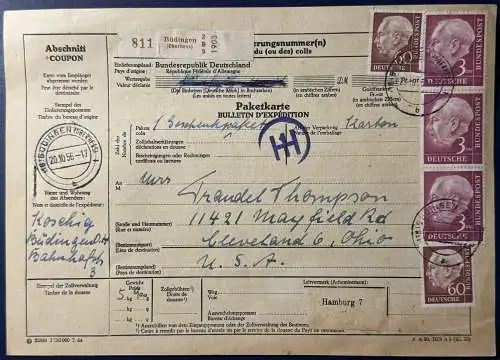 Bundesrep. Deutschland  Rundstempel (Datum und/oder Ort klar)