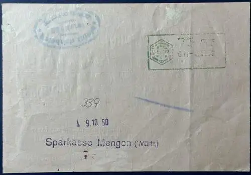 All. Bes. Bizone  Rundstempel (Datum und/oder Ort klar)