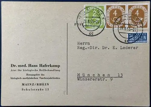 Bundesrep. Deutschland  Rundstempel (Datum und/oder Ort klar)