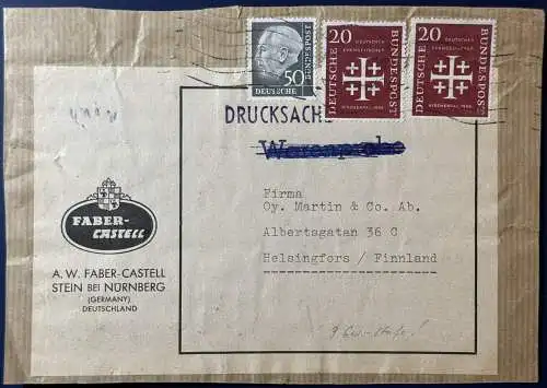 Bundesrep. Deutschland  Rundstempel (Datum und/oder Ort klar) Briefvorderseite