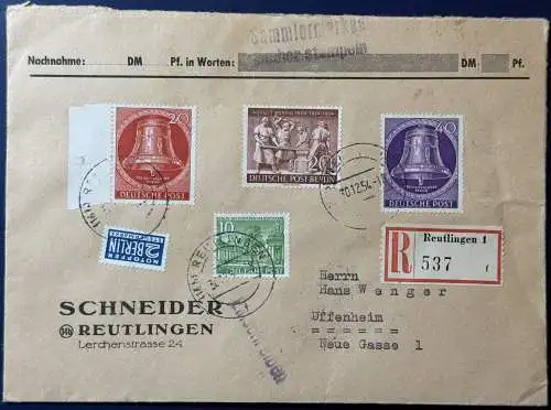 Berlin (West)  Rundstempel (Datum und/oder Ort klar)