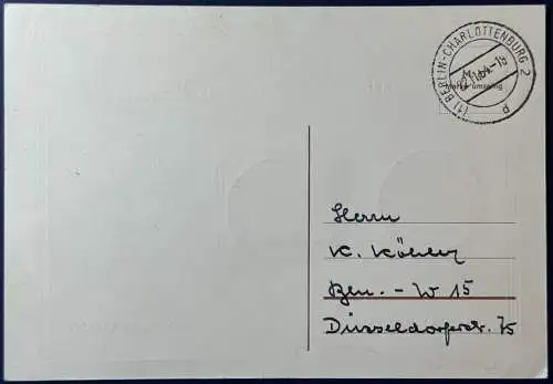 Berlin (West)  Rundstempel (Datum und/oder Ort klar)