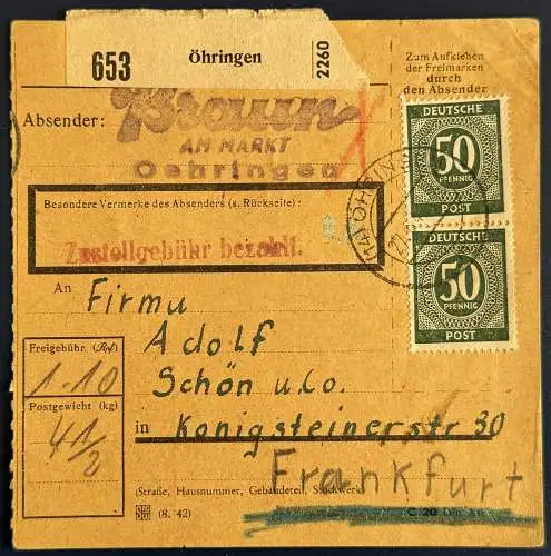 All. Bes. Gem.-Ausg.  Zentraler Rund / Vollstempel