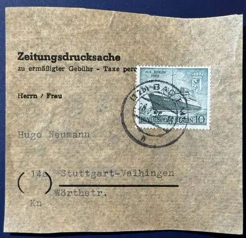 Bundesrep. Deutschland  Briefvorderseite