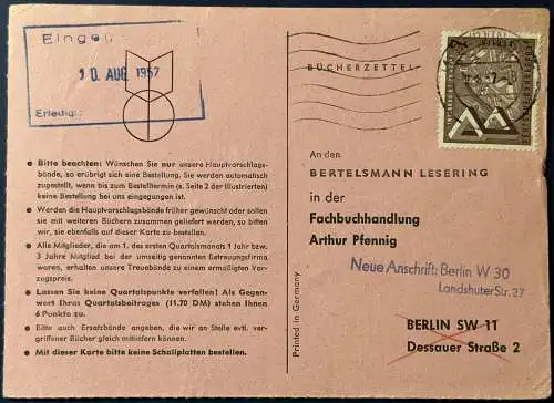 Berlin (West)  Rundstempel (Datum und/oder Ort klar)