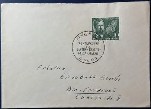 Berlin (West)  Ersttagssonderstempel