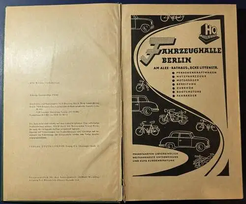 Auto Atlas "Neues Deutschland". 