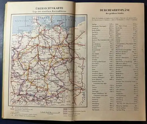 Auto Atlas "Neues Deutschland". 