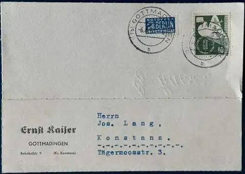 Bundesrep. Deutschland  Rundstempel (Datum und/oder Ort klar)