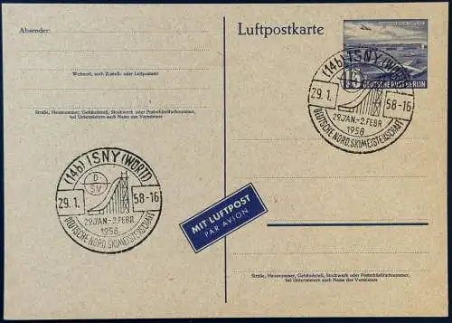 Berlin (West)  Sonderstempel