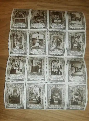 alter Bogen mit Briefmarken ,  " 700 Jahre Dominikanerkonvent in Wien " , 1927 , Marken !!!