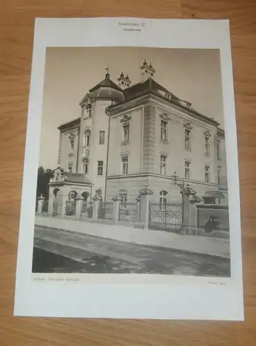 original Ansicht/ Photographie 1902 , München , Klinik , Nussbaumstrasse 20 , Haus, Villa , Wohnung , Wohnhaus !!!