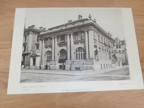 original Ansicht/ Photographie von 1902 , München , Briennerstrasse 41, Haus , Villa , Wohnung , Wohnhaus !!!