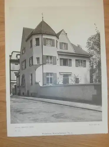 original Ansicht/ Photographie von 1902 , München , Kaulbachstrasse 4 , Haus , Villa , Wohnung , Wohnhaus !!!