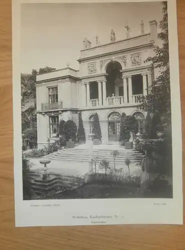 original Ansicht/ Photographie von 1902 , München , Kaulbachstrasse 15, Haus , Villa , Wohnung , Wohnhaus !!!