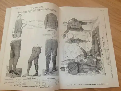 Katalog , J.G. Frey in München , ca. 1890/1900, Bekleidung , Uniform , Loden , Mäntel , Trachten , Anzüge , Lodenfrey !!