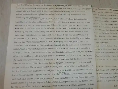 Deutsche Verkehrsausstellung München 1925 , 6 Dokumente , Bau der Halle für Luftfahrt , Verkehr , Oldtimer !!!