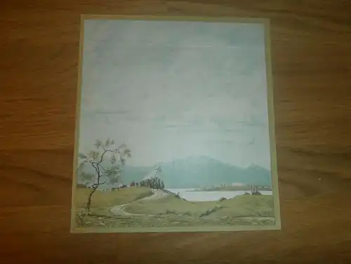 Studentika , München 1908 , akademischer Gesangverein , Stiftungs-Fest , Don Juan , 18,5x16,5 cm , AGV !!!