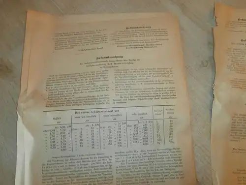 2x Zeitung Frankenberg / Eder , 22.12.1945 + 29.12.1945 , Amtsblatt , Kriegsende , Polizei , Hessen , Kassel , RAR !!!