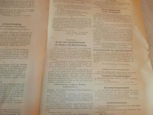 2x Zeitung Frankenberg / Eder , 24.11.1945 + 1.12.1945 , Amtsblatt , Kriegsende , Polizei , Hessen , Kassel , RAR !!!