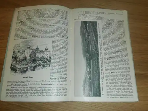 uraltes Buch Stadt Deggendorf und Umgebung , ca. 1890 , Bischof Anton von Henle , Wald Verein !!!