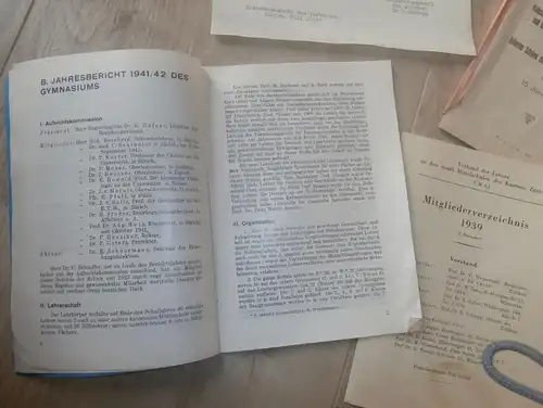 Verzeichnisse / Adressbücher , 1920-41 , Zollikon , Winterthur , Zürich , Lehrerverzeichnis , Konvolut , Sammlung !!!