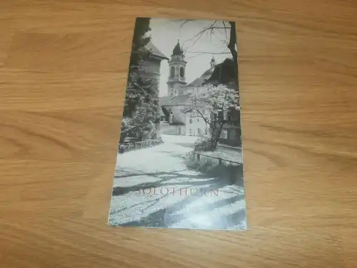 Solothurn - Prospekt / Katalog ca. 1947 , Plan , Faltplan !!!