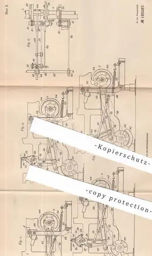 original Patent - Thomas Fox Naylor , Kidderminster | Oscar Standring Hall , Bury , England | 1905 | Webstuhl | Chenille