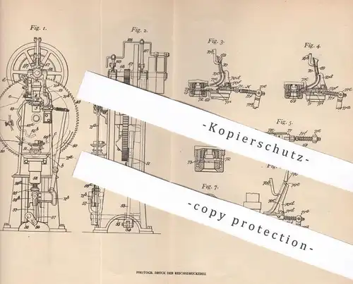 original Patent - The Crown Cork Company Limited , Finsbury , London , England 1904 , Füllen & Verschließen von Flaschen