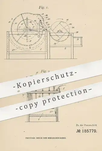 original Patent - Louis Potthoff , Brooklyn , New York , USA , 1906 , Galvanisierung von Massenartikeln | Galvanisieren